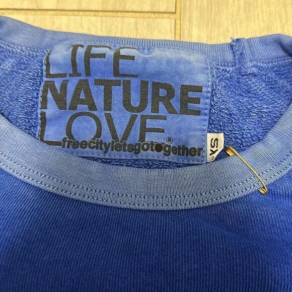 New Free City XS sweatshirt blue - Picture 3 of 3